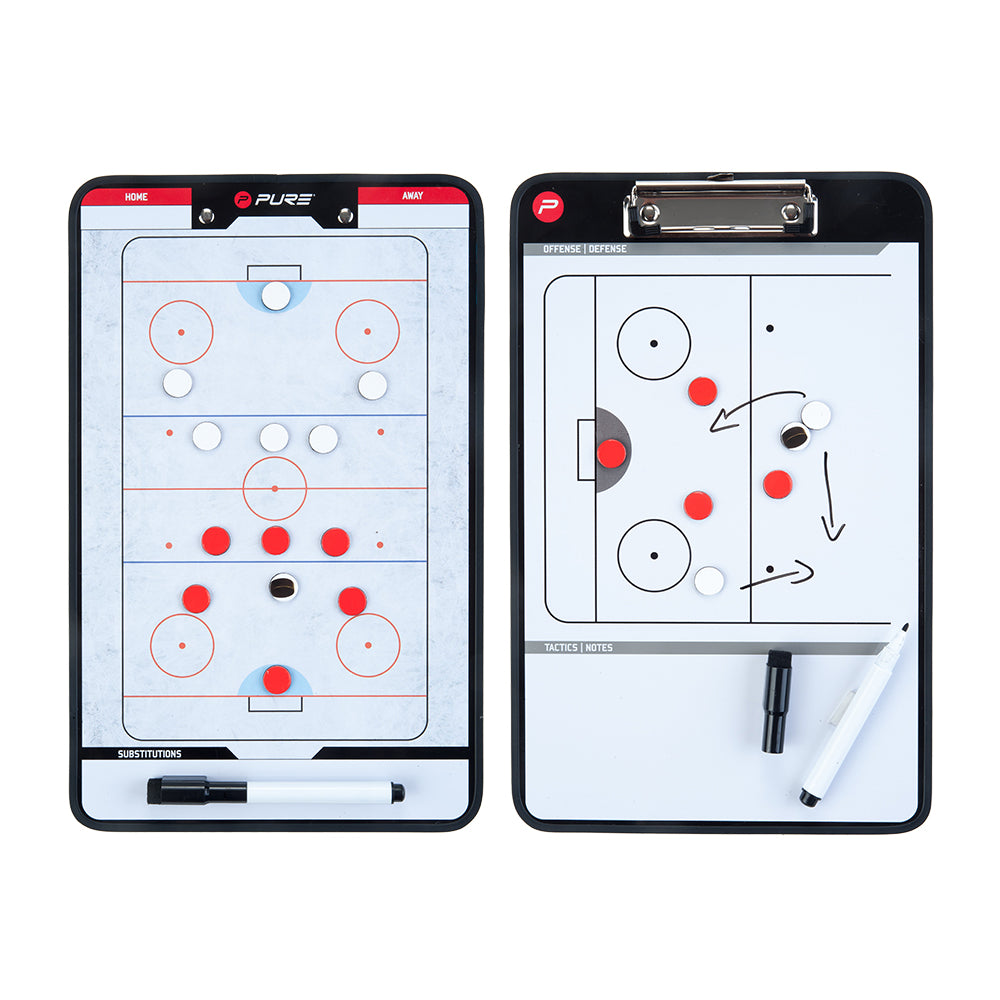 Tactiekbord Hockey – Magnetisch Dubbelzijdig Whiteboard 35x22 cm