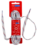 Tex-Style veters, RED Performance slanke gewaxte - doos 36 stuks
