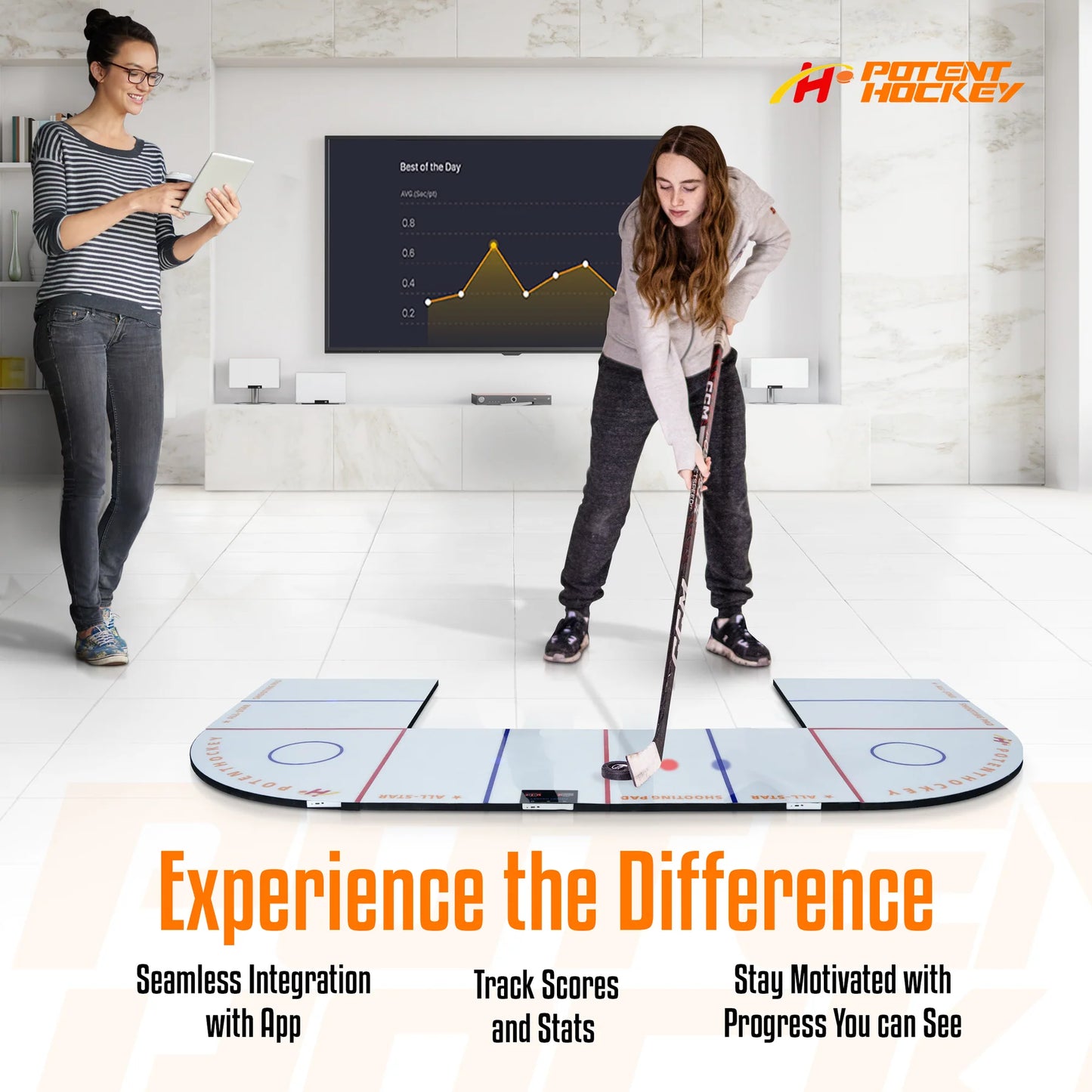 Klubbteknik Digital 270 Ultimate Dangler – Interaktiv puckkontrollträning