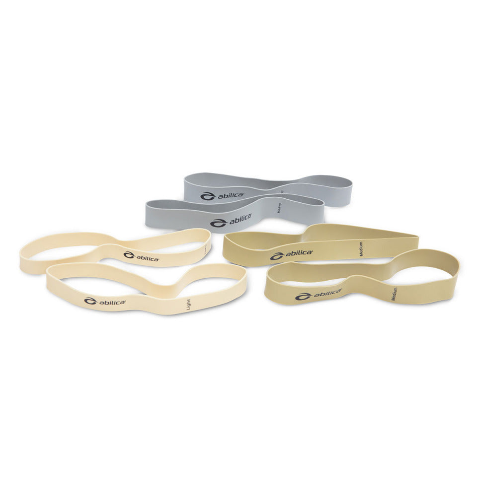 Abilica Miniband RubberBands – Träningsband i naturgummi (2-pack)