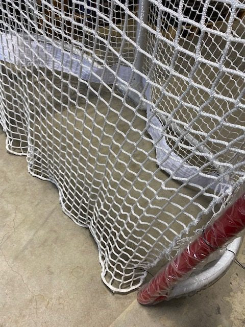 Valnet för hockeymål – Versterkt beschermnet voor full-size doelkooien