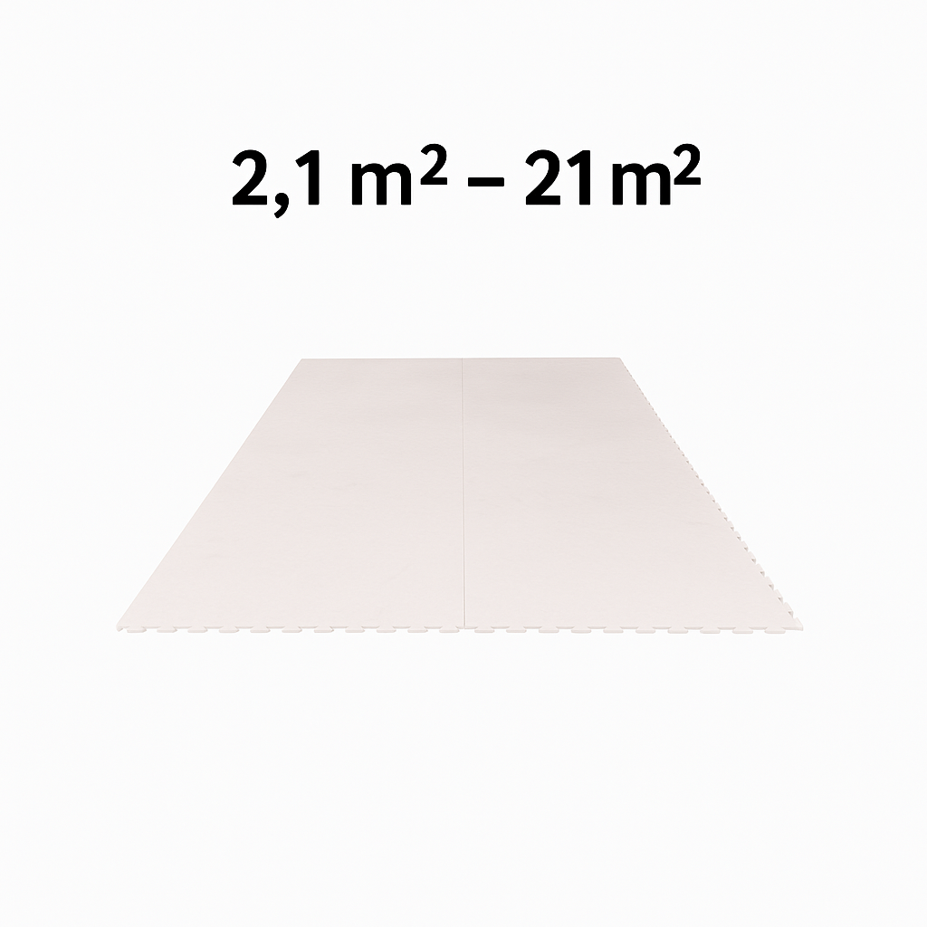 Potent Skate Tiles – Åkbar byggbar plastis för hockeyträning - (2,1 - 21 m²)