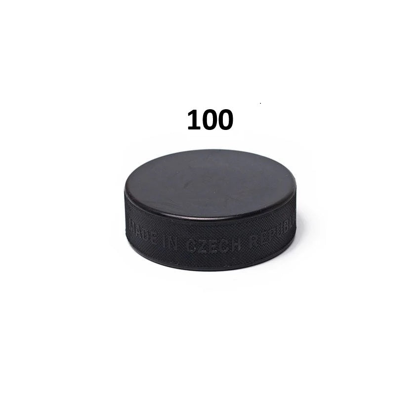 Hockeypuck Träningspuck – Smetfri Matchkvalitet 100-pack